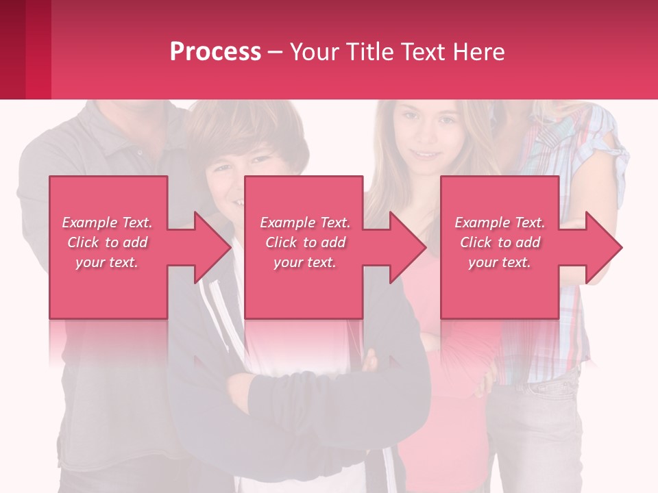 Teenagers Son Group PowerPoint Template
