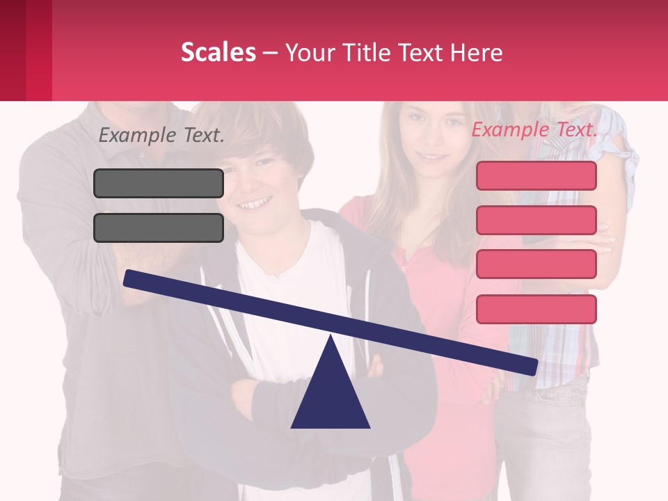 Teenagers Son Group PowerPoint Template