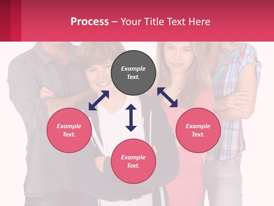 Teenagers Son Group PowerPoint Template