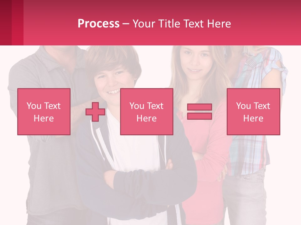 Teenagers Son Group PowerPoint Template