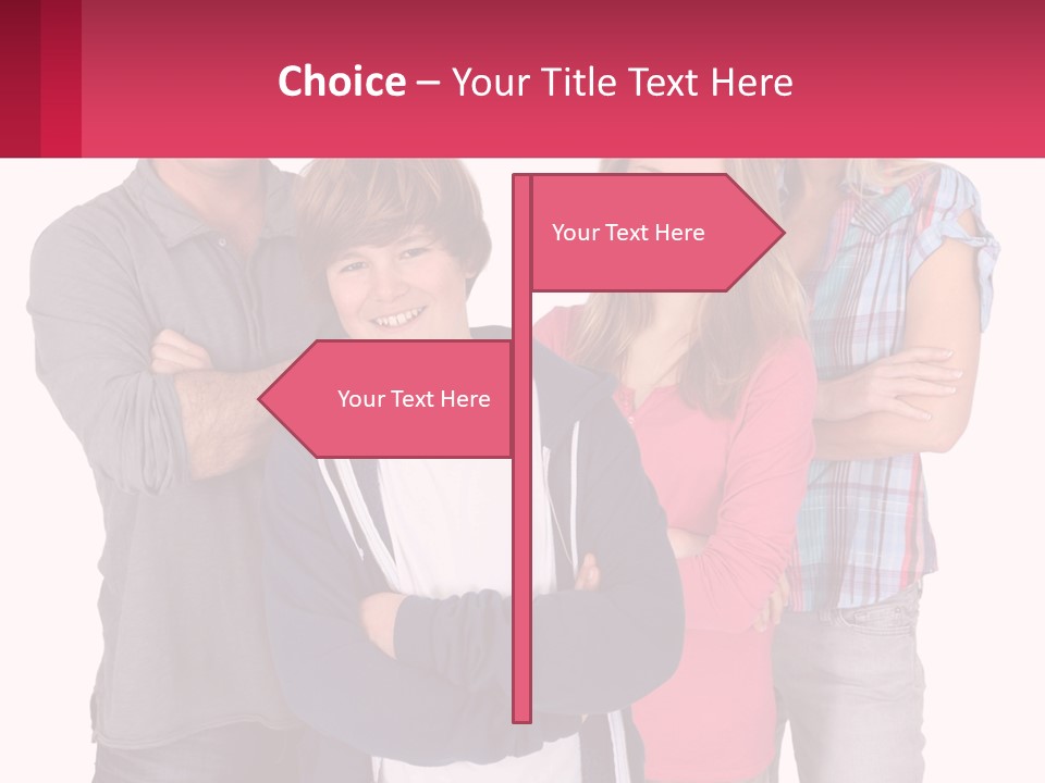 Teenagers Son Group PowerPoint Template