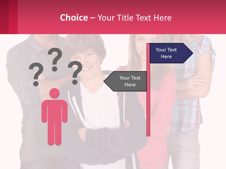 Teenagers Son Group PowerPoint Template