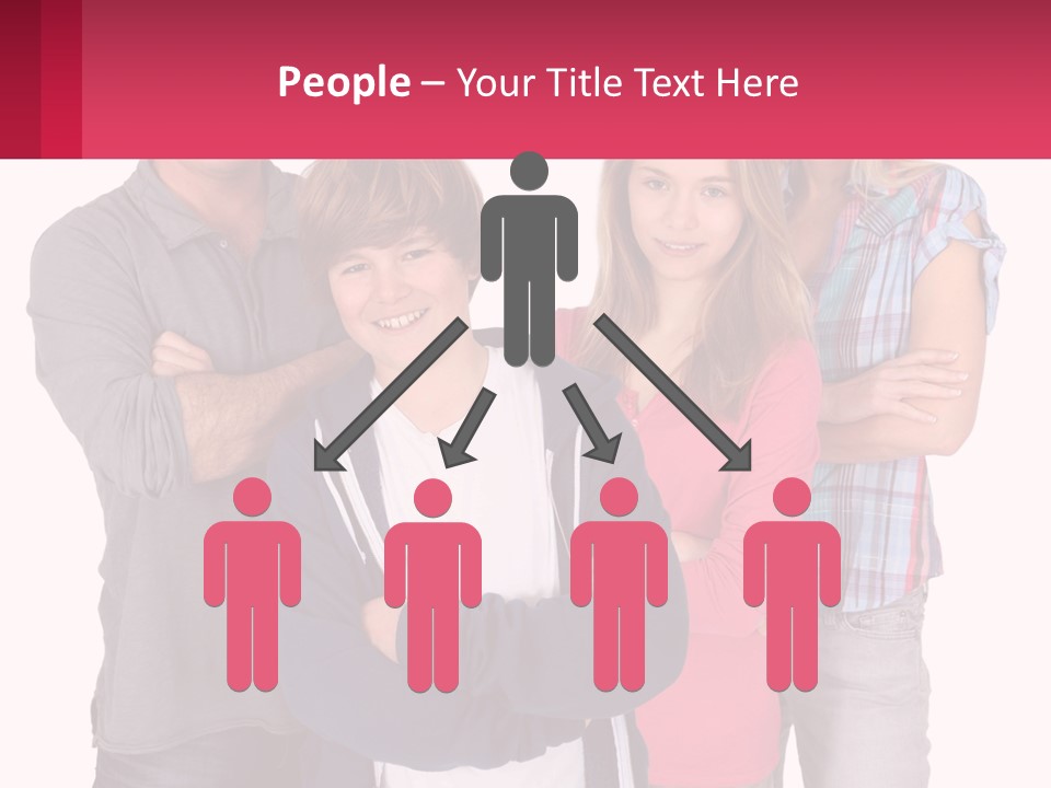Teenagers Son Group PowerPoint Template