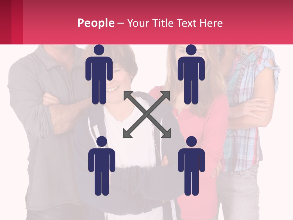 Teenagers Son Group PowerPoint Template