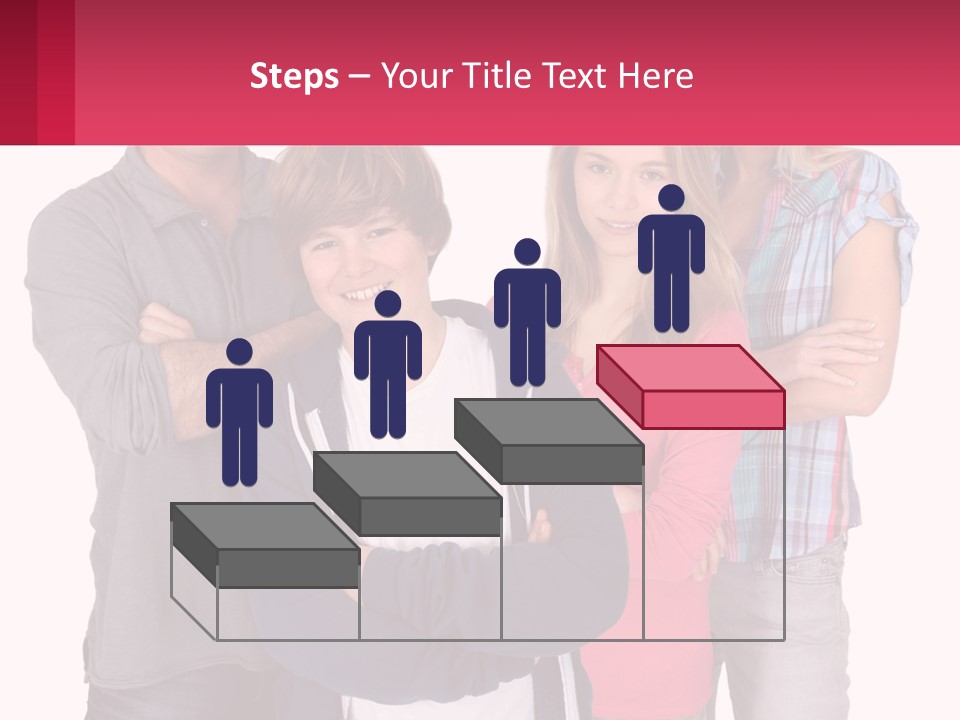 Teenagers Son Group PowerPoint Template