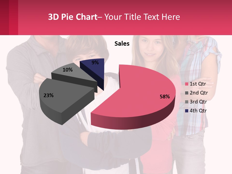 Teenagers Son Group PowerPoint Template