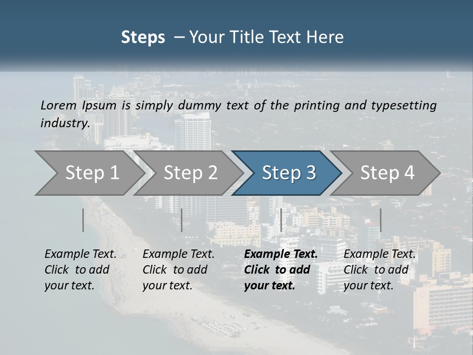 Clear Florida Recreation PowerPoint Template