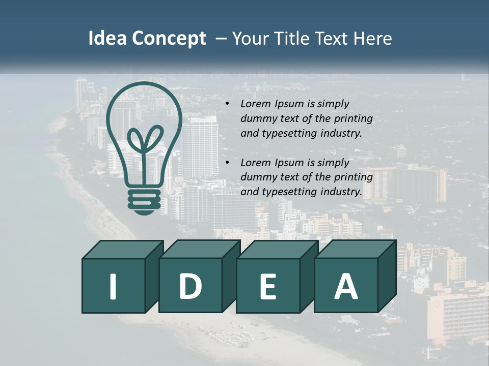 Clear Florida Recreation PowerPoint Template