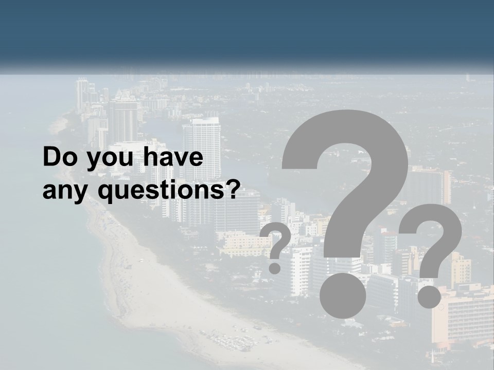 Clear Florida Recreation PowerPoint Template