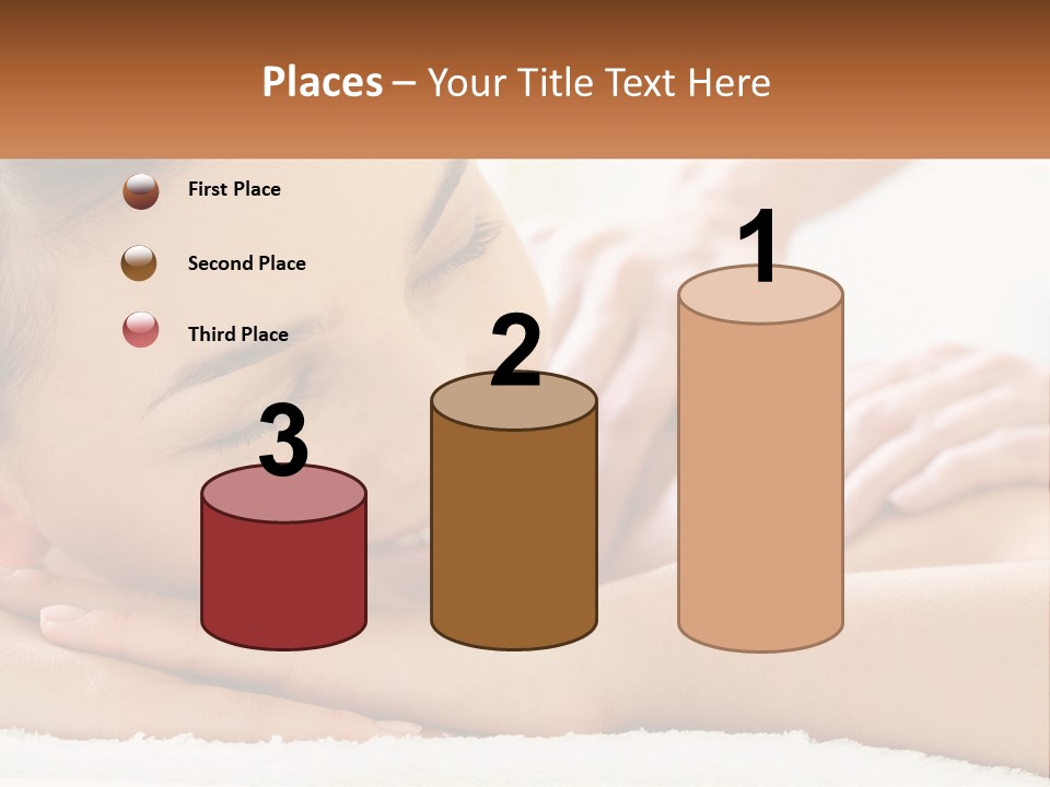 Wellness Girl Hand PowerPoint Template