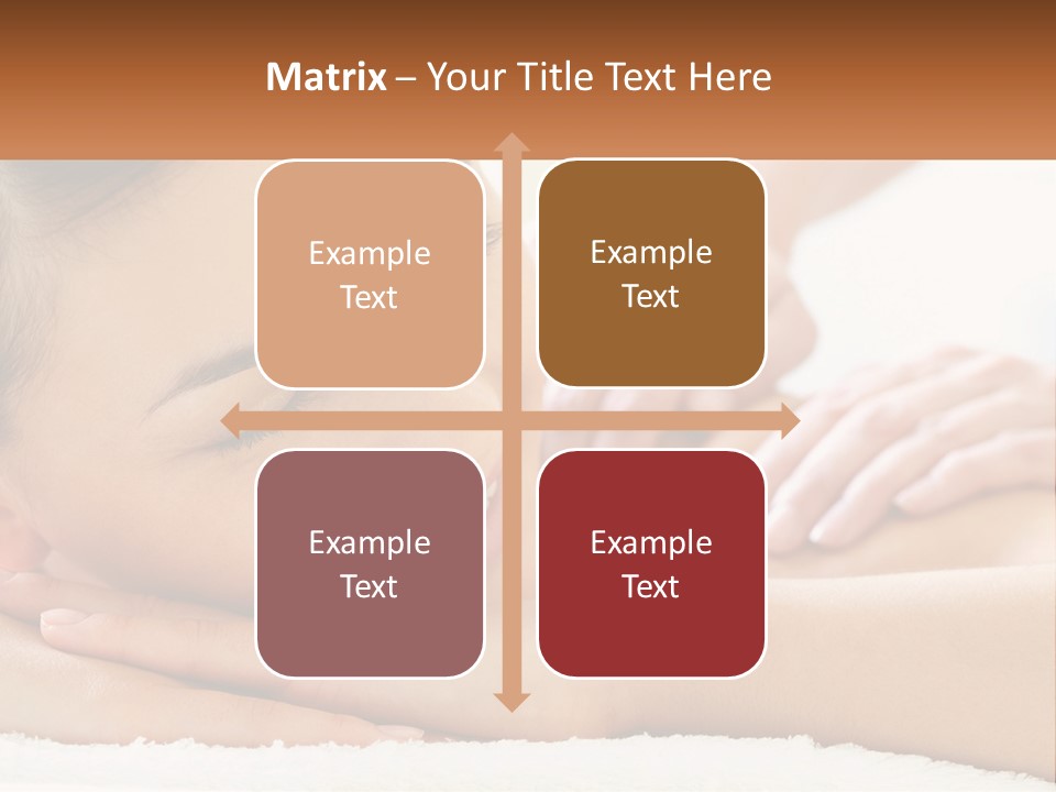 Wellness Girl Hand PowerPoint Template