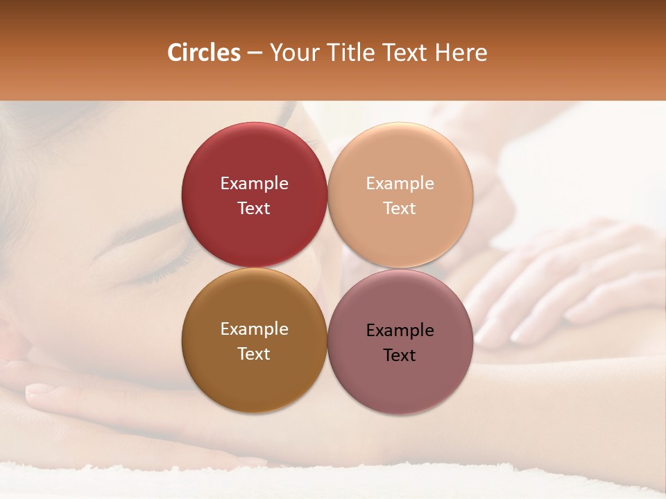 Wellness Girl Hand PowerPoint Template