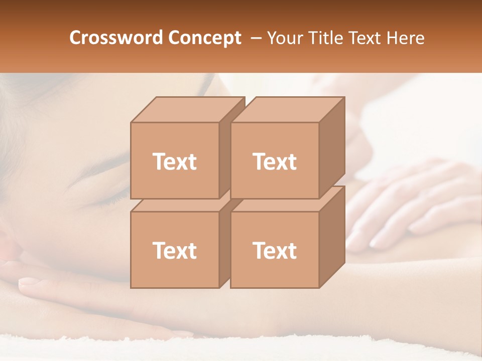 Wellness Girl Hand PowerPoint Template