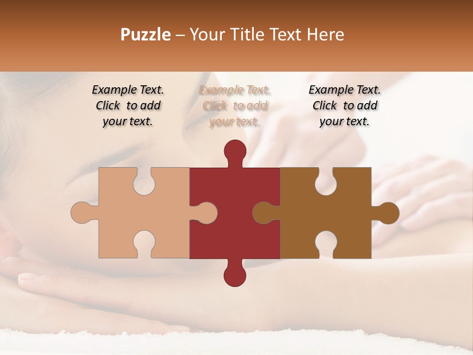 Wellness Girl Hand PowerPoint Template