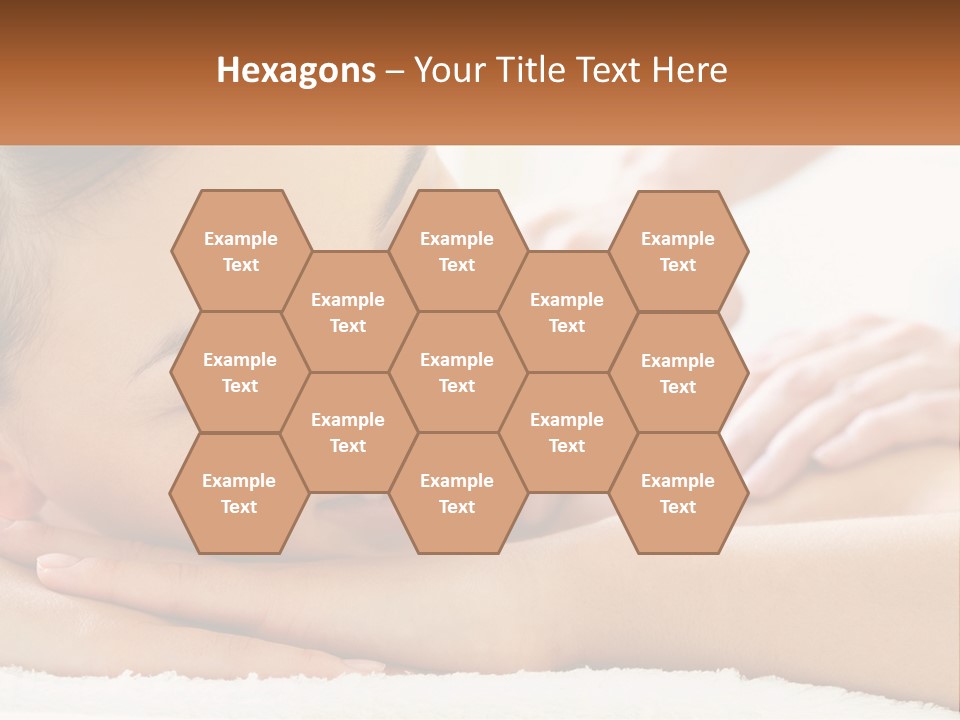 Wellness Girl Hand PowerPoint Template