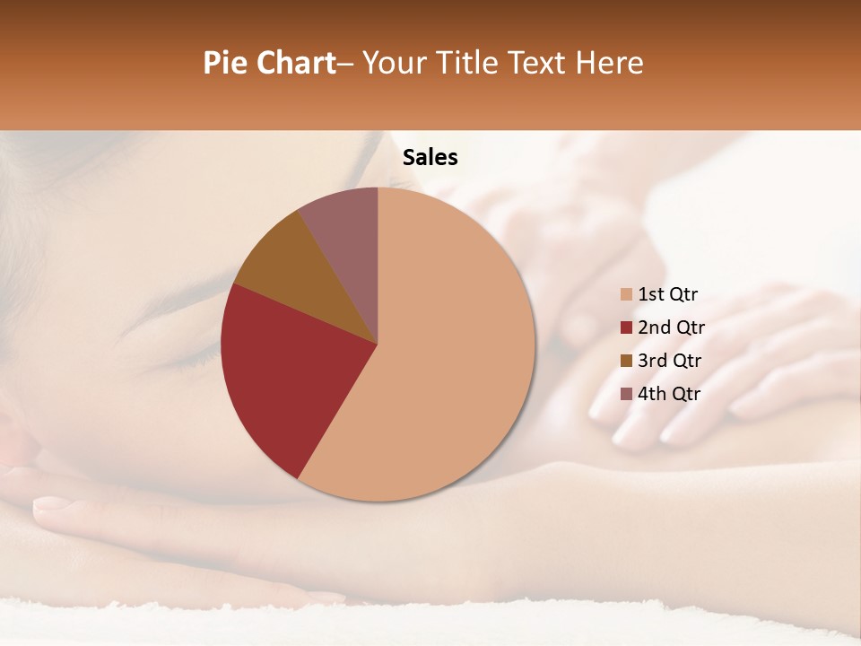 Wellness Girl Hand PowerPoint Template