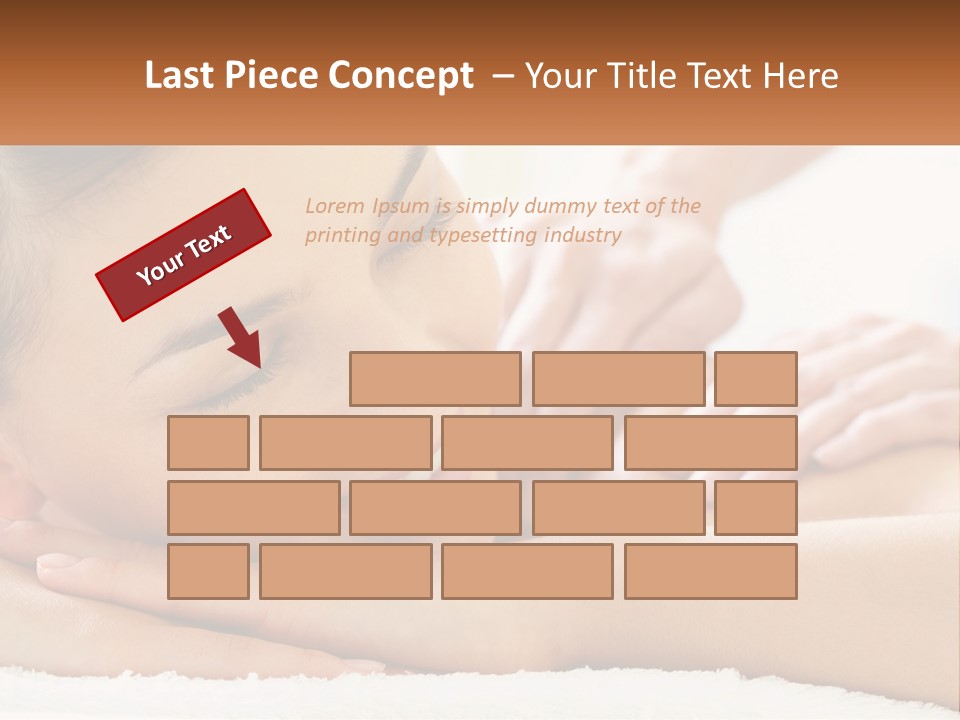 Wellness Girl Hand PowerPoint Template