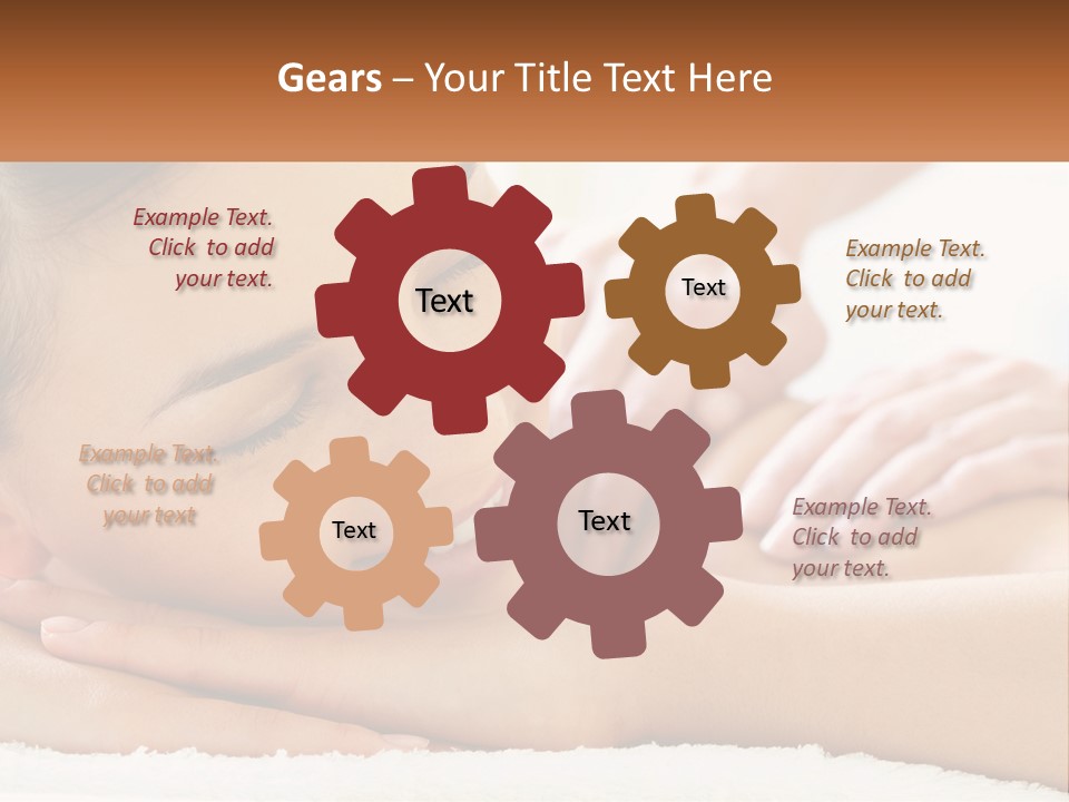 Wellness Girl Hand PowerPoint Template