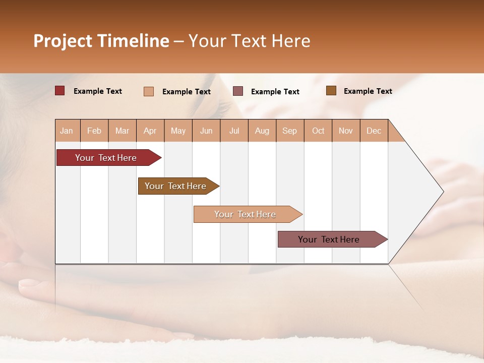 Wellness Girl Hand PowerPoint Template