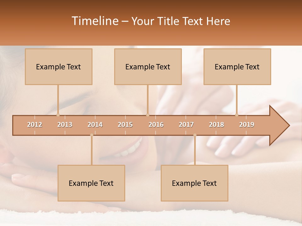 Wellness Girl Hand PowerPoint Template