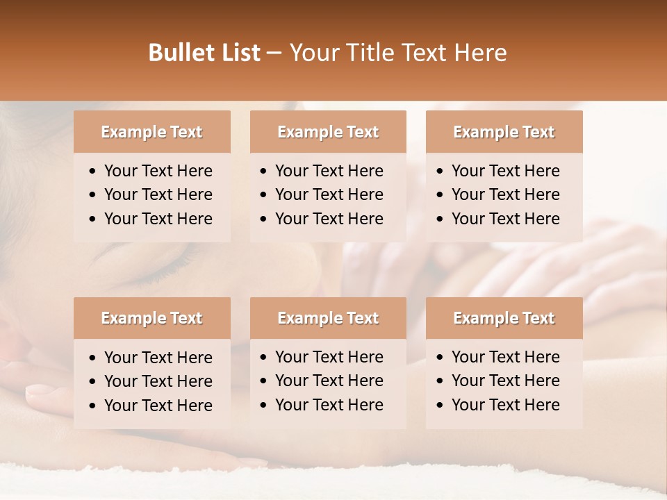 Wellness Girl Hand PowerPoint Template