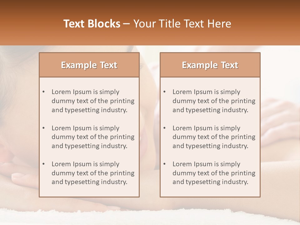 Wellness Girl Hand PowerPoint Template