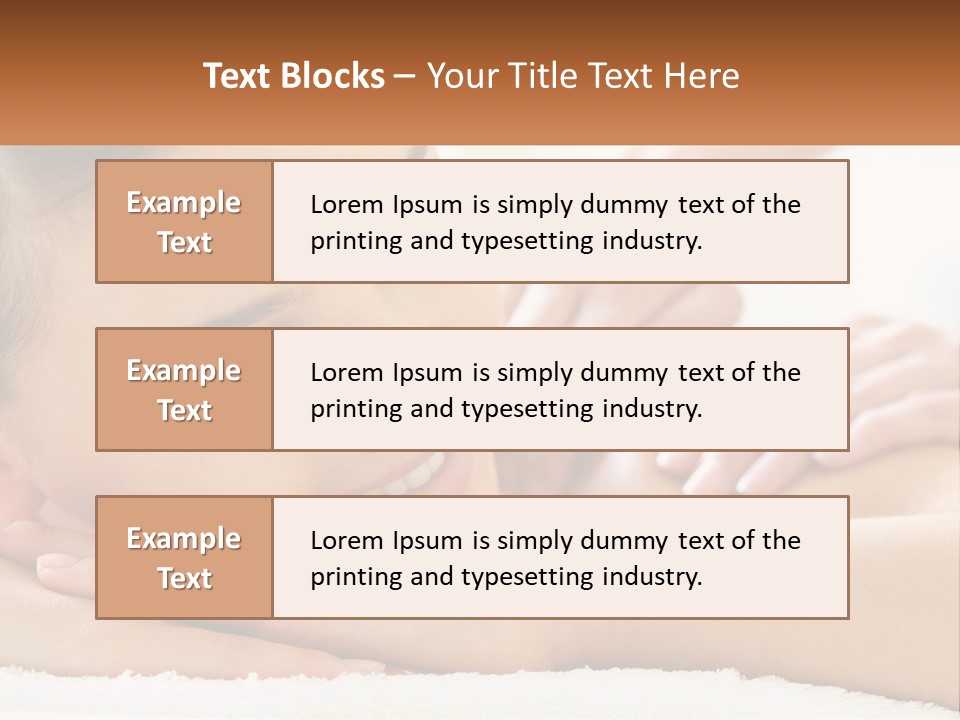 Wellness Girl Hand PowerPoint Template