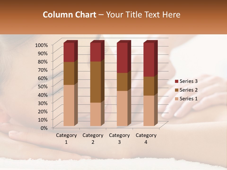 Wellness Girl Hand PowerPoint Template