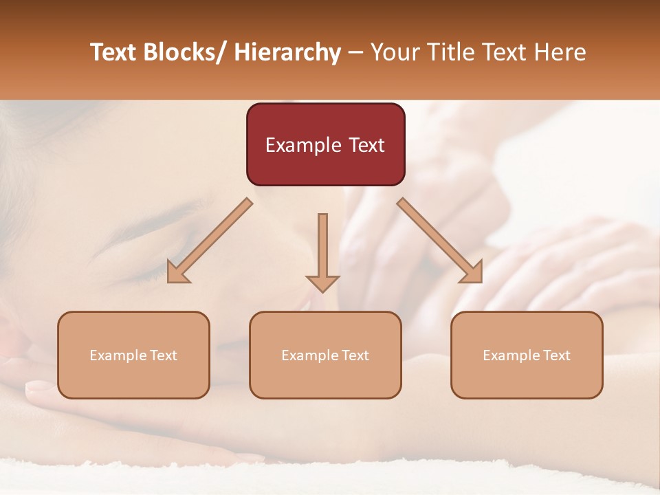 Wellness Girl Hand PowerPoint Template