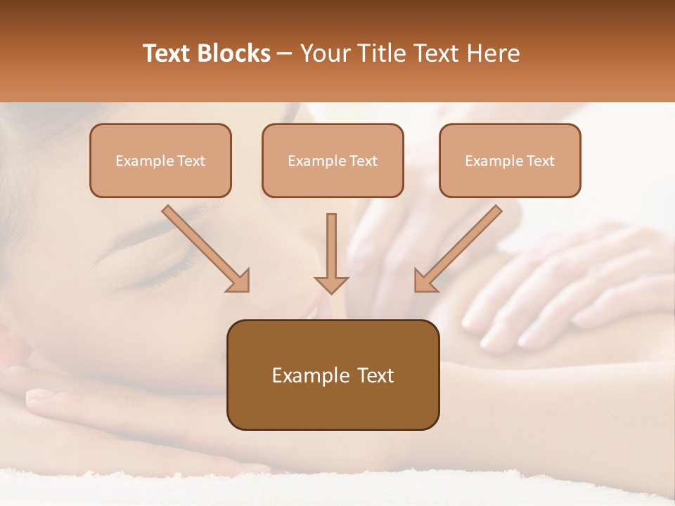 Wellness Girl Hand PowerPoint Template