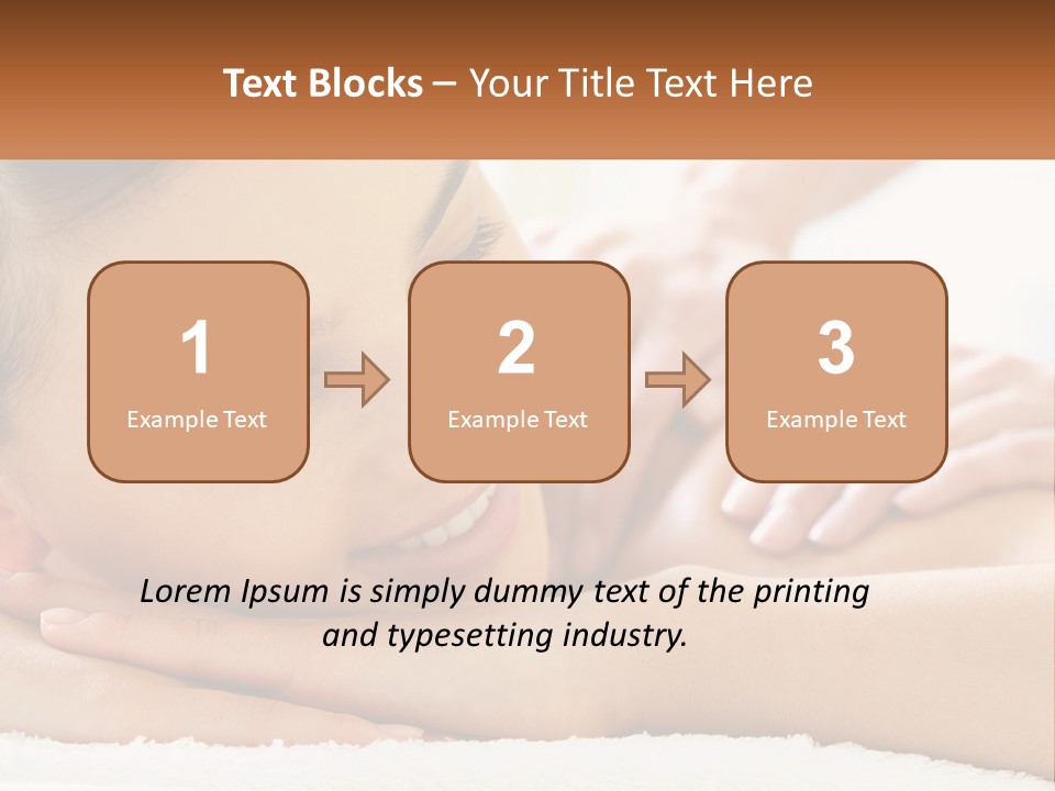 Wellness Girl Hand PowerPoint Template