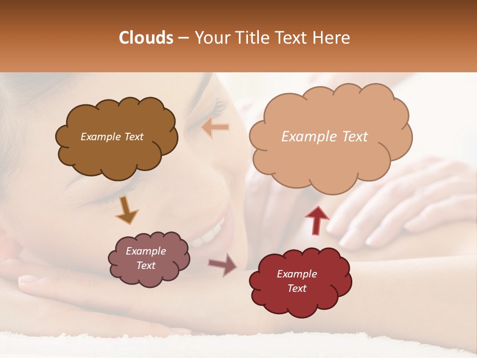 Wellness Girl Hand PowerPoint Template