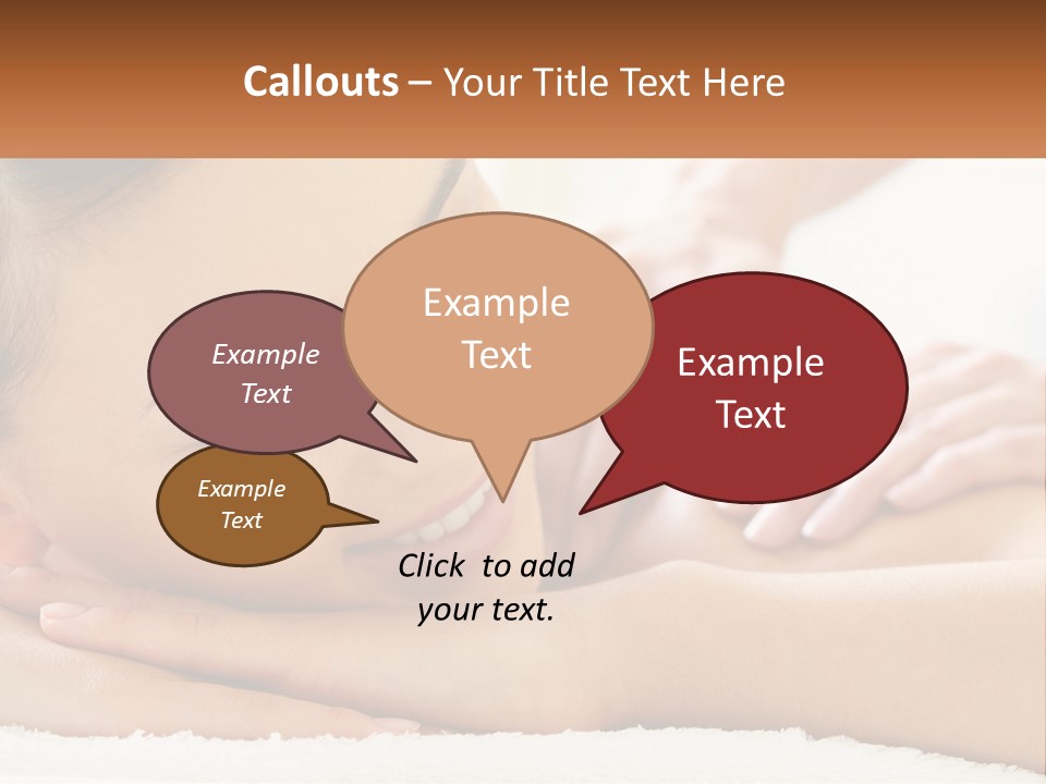 Wellness Girl Hand PowerPoint Template