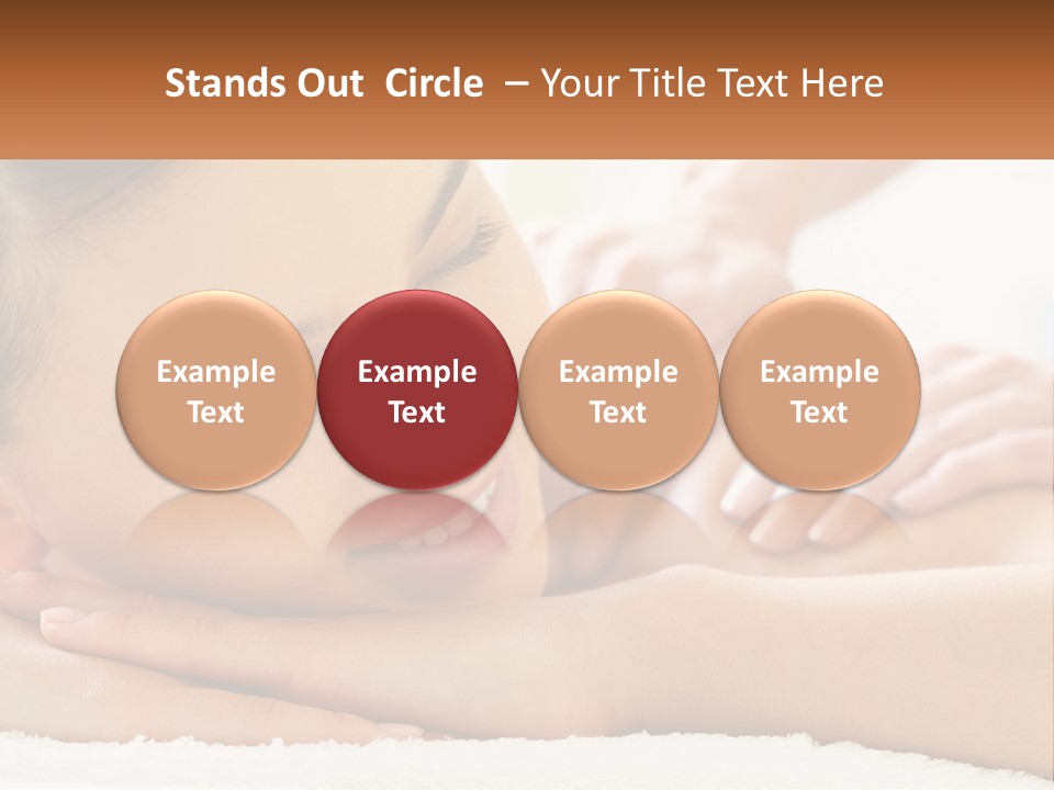 Wellness Girl Hand PowerPoint Template