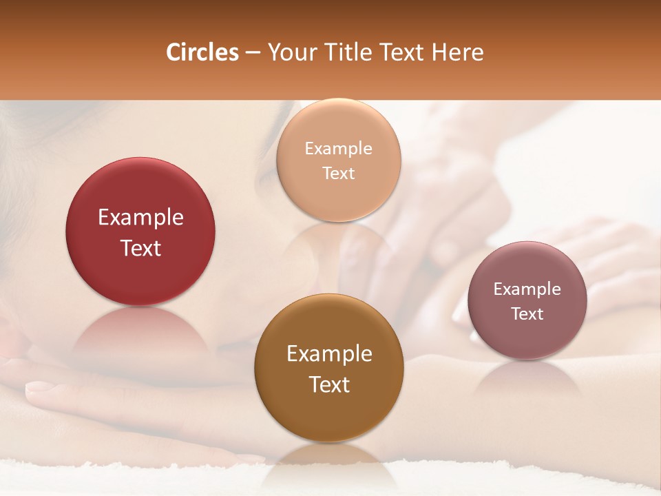 Wellness Girl Hand PowerPoint Template