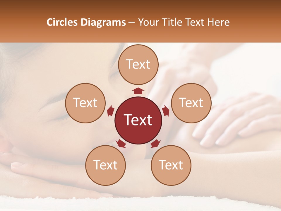 Wellness Girl Hand PowerPoint Template