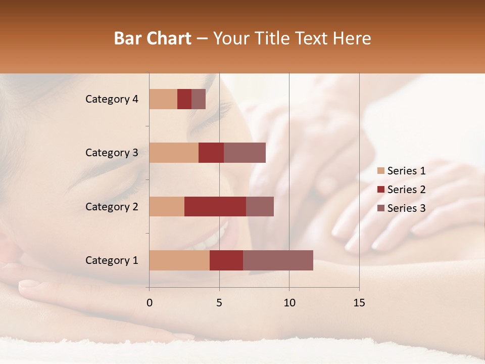 Wellness Girl Hand PowerPoint Template