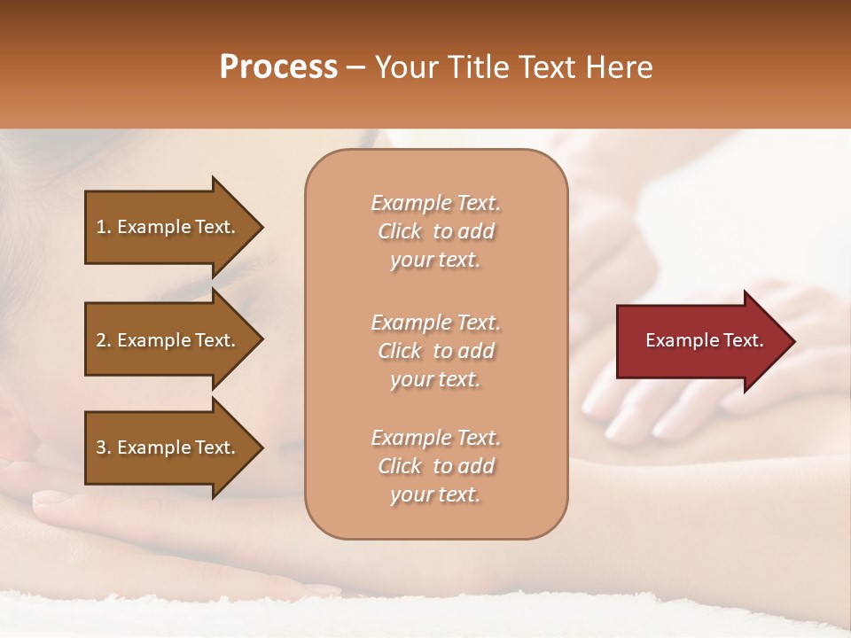 Wellness Girl Hand PowerPoint Template