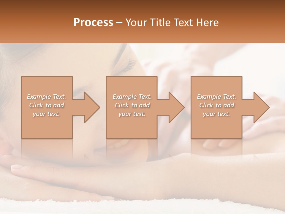 Wellness Girl Hand PowerPoint Template