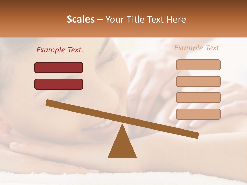 Wellness Girl Hand PowerPoint Template