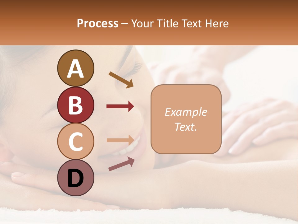 Wellness Girl Hand PowerPoint Template