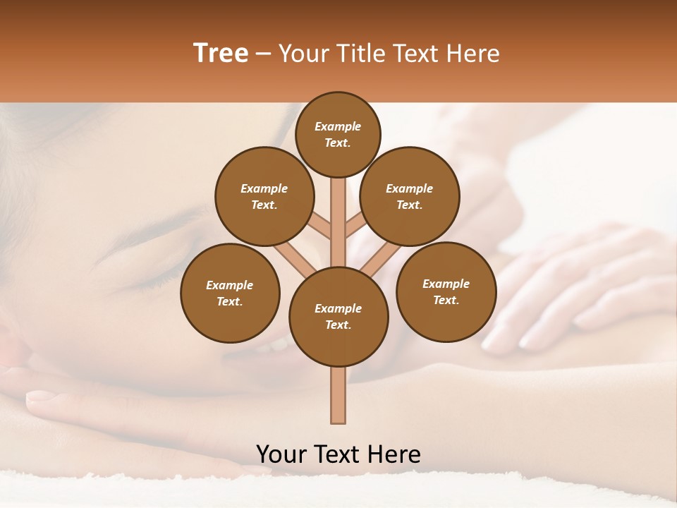 Wellness Girl Hand PowerPoint Template