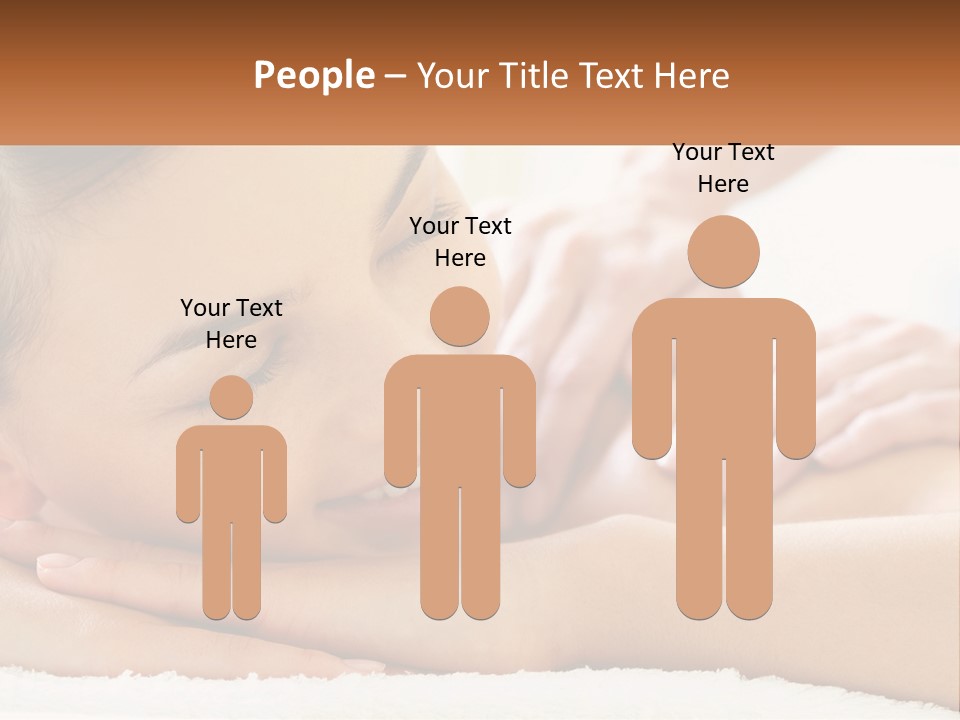 Wellness Girl Hand PowerPoint Template