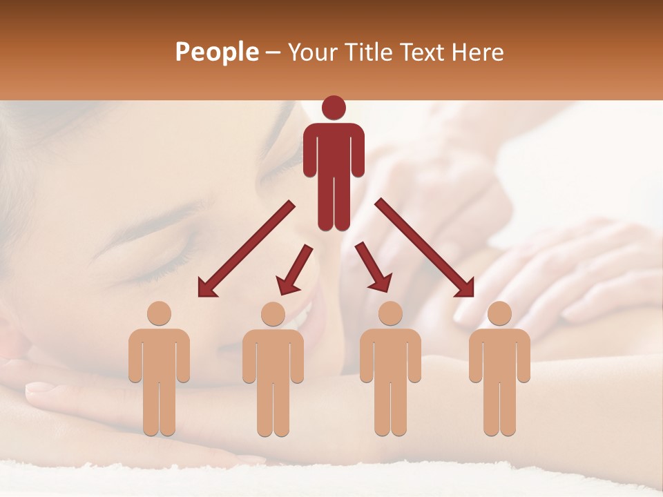 Wellness Girl Hand PowerPoint Template