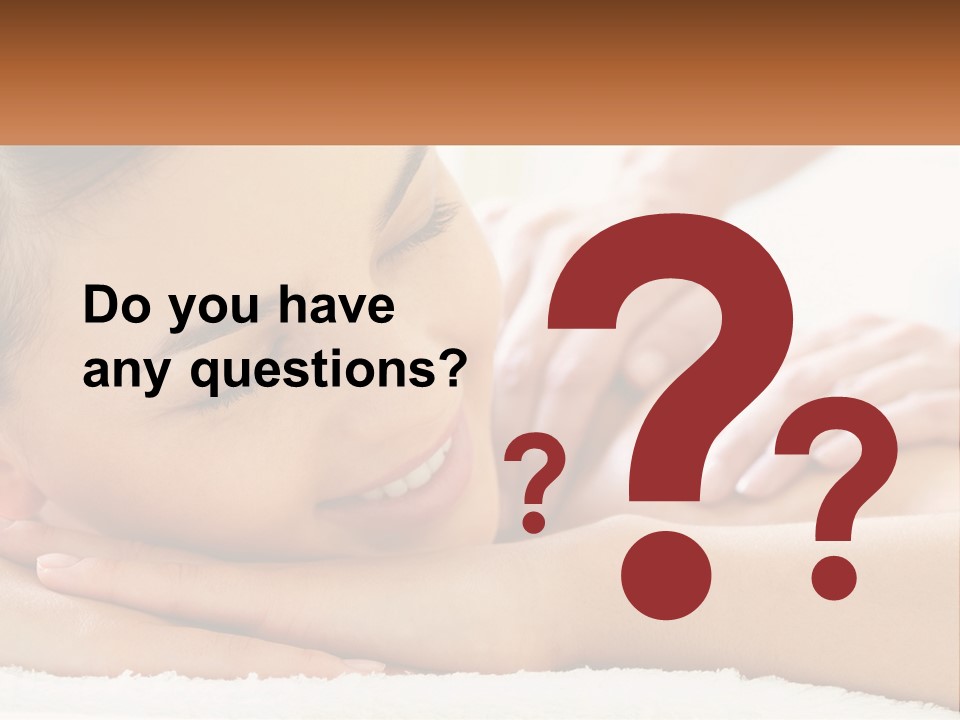 Wellness Girl Hand PowerPoint Template