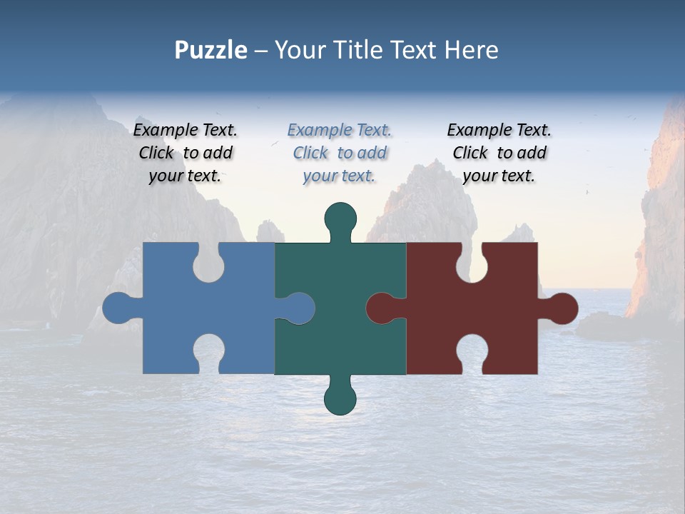 Travel Sea Birds PowerPoint Template