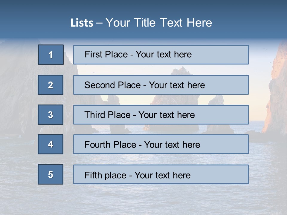 Travel Sea Birds PowerPoint Template
