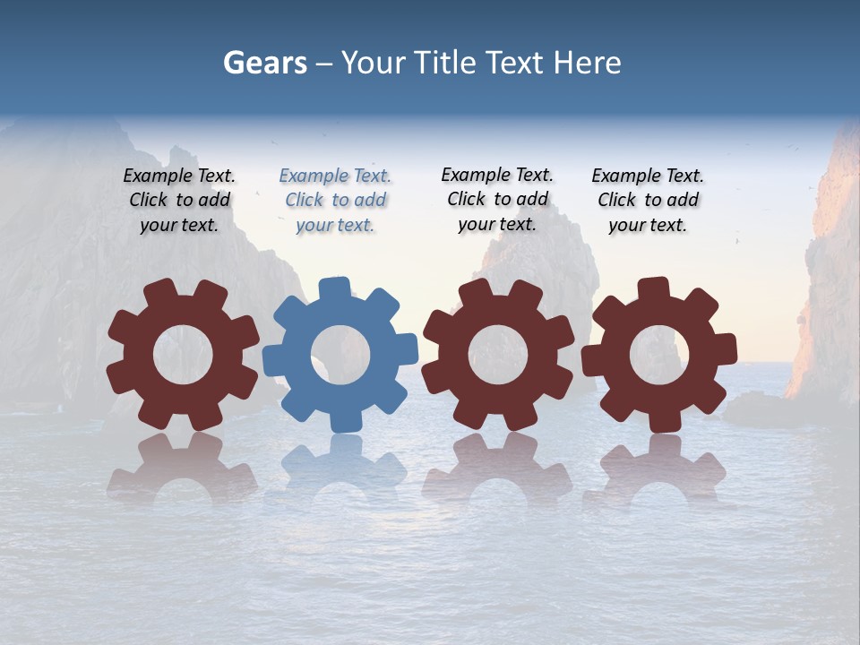 Travel Sea Birds PowerPoint Template