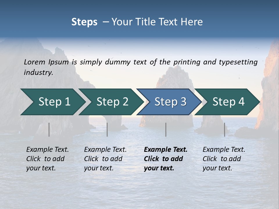 Travel Sea Birds PowerPoint Template