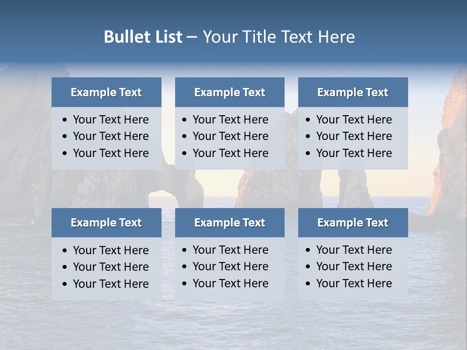 Travel Sea Birds PowerPoint Template